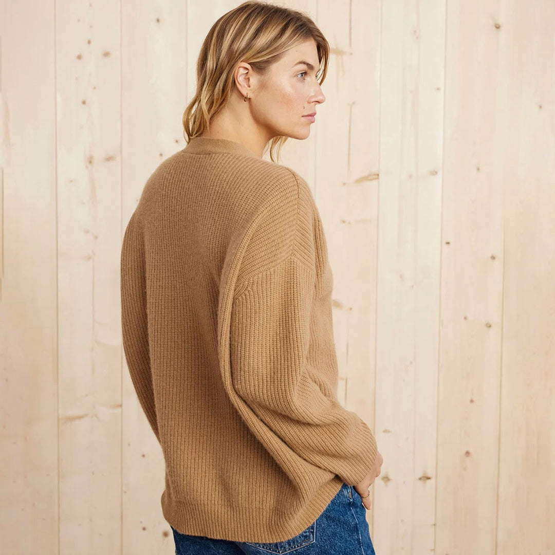 Leah - Cardigan En Cachemire Oversize