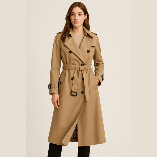 Chloé – Trench-coat femme à double rangée de boutons