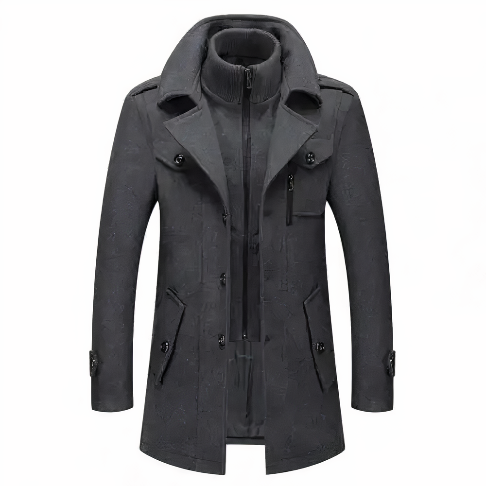 Grayson – Manteau Homme Mode à Double Col