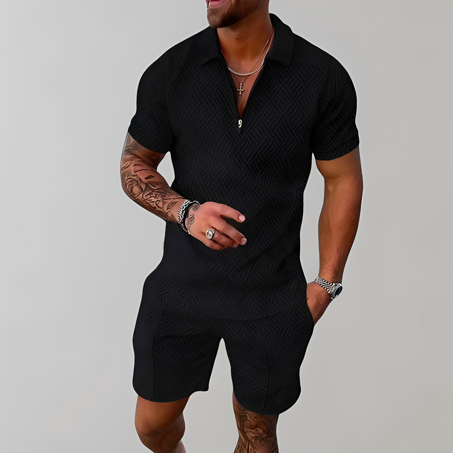 Lourey - Tenue estivale sophistiquée pour homme