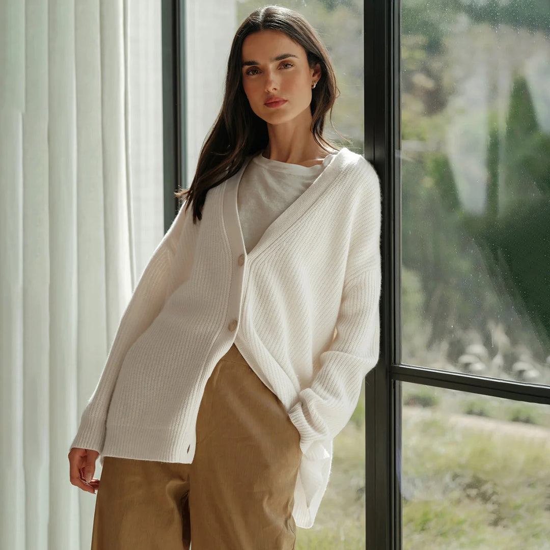 Leah - Cardigan En Cachemire Oversize