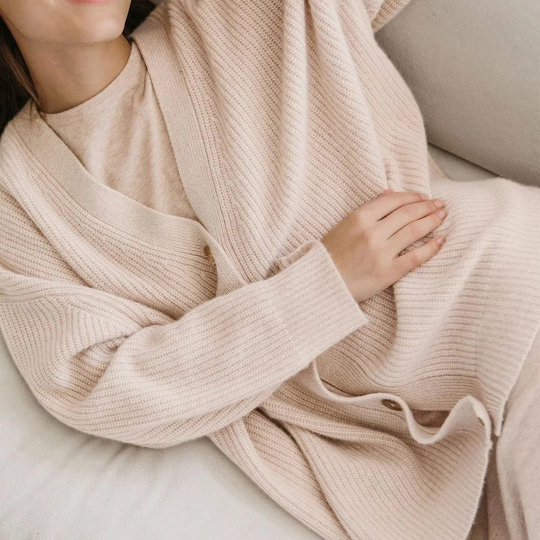 Leah - Cardigan En Cachemire Oversize