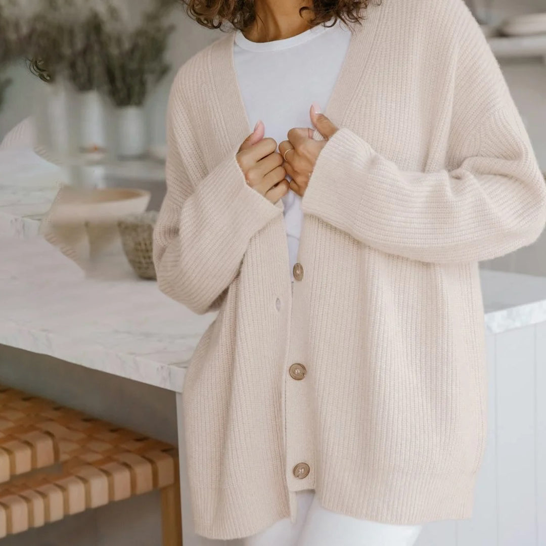 Leah - Cardigan En Cachemire Oversize