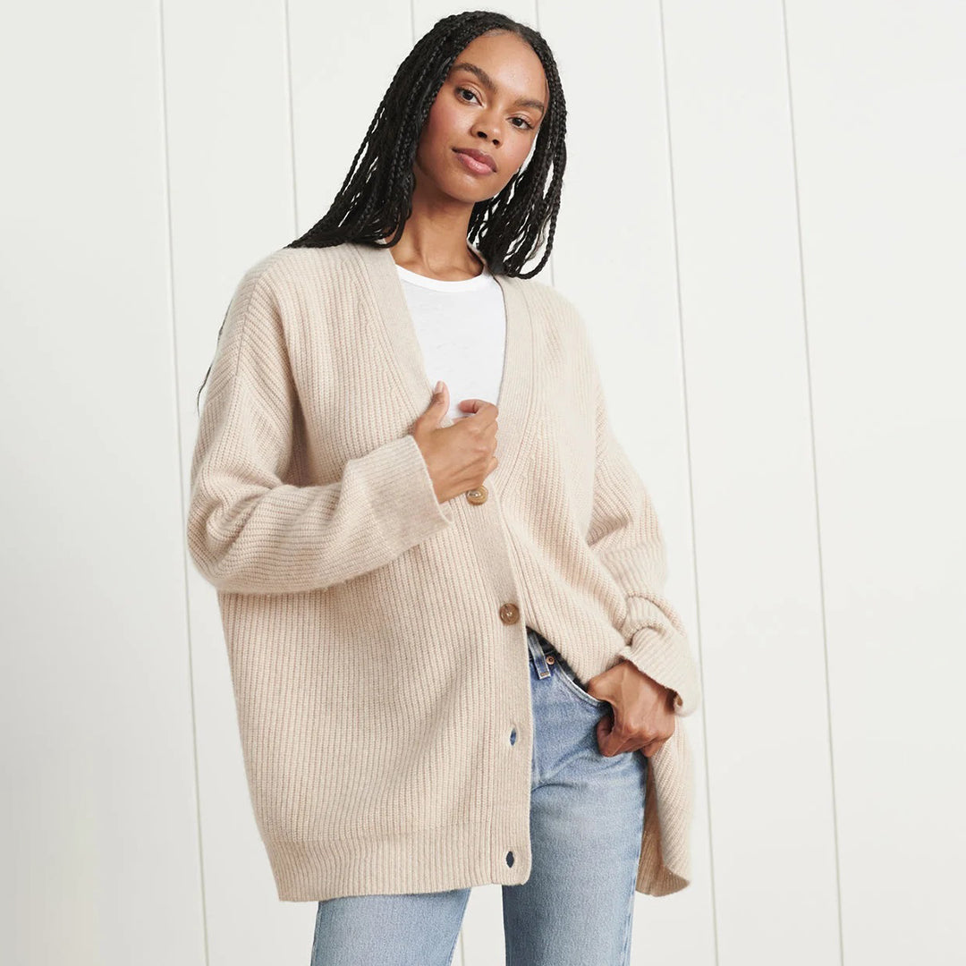 Leah - Cardigan En Cachemire Oversize