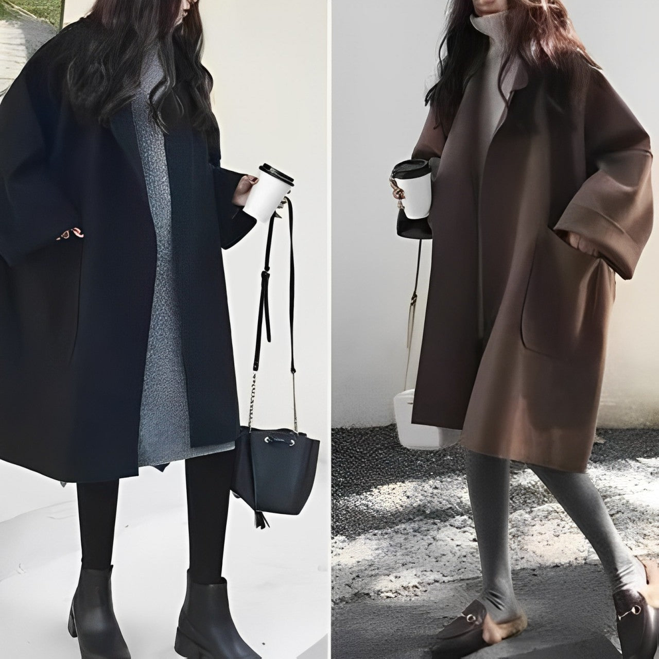 Eireen - Manteau oversize mi-long