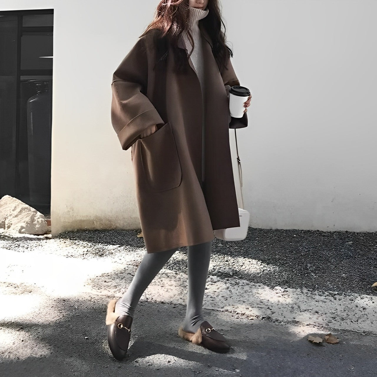 Eireen - Manteau oversize mi-long