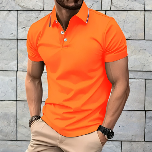 Crosby - T-shirt polo manches courtes décontracté pour hommes