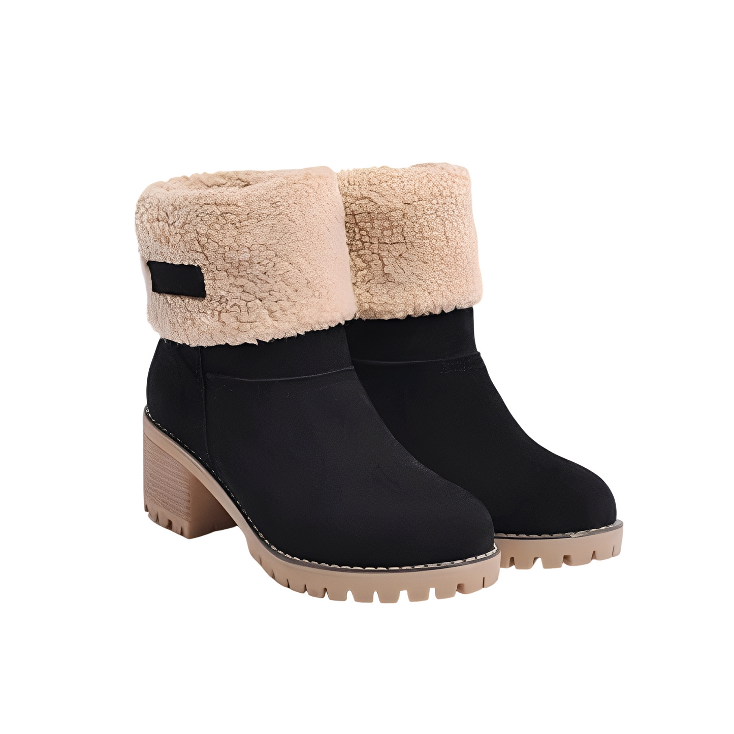 Joella - Bottes en daim chaudes pour femmes