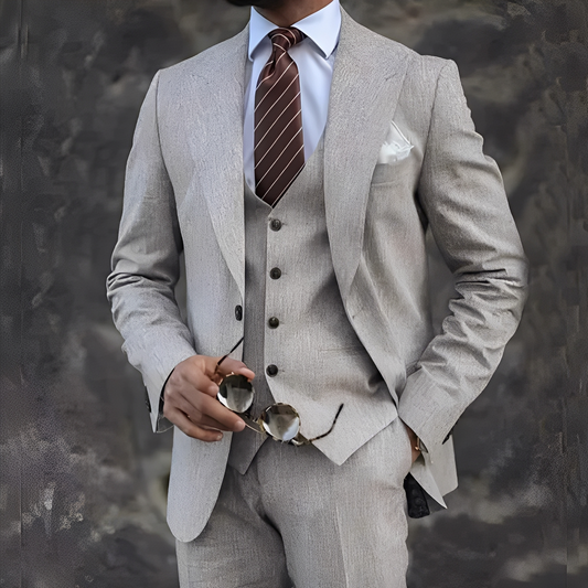 Cordell - Costume élégant et formel en trois pièces pour hommes