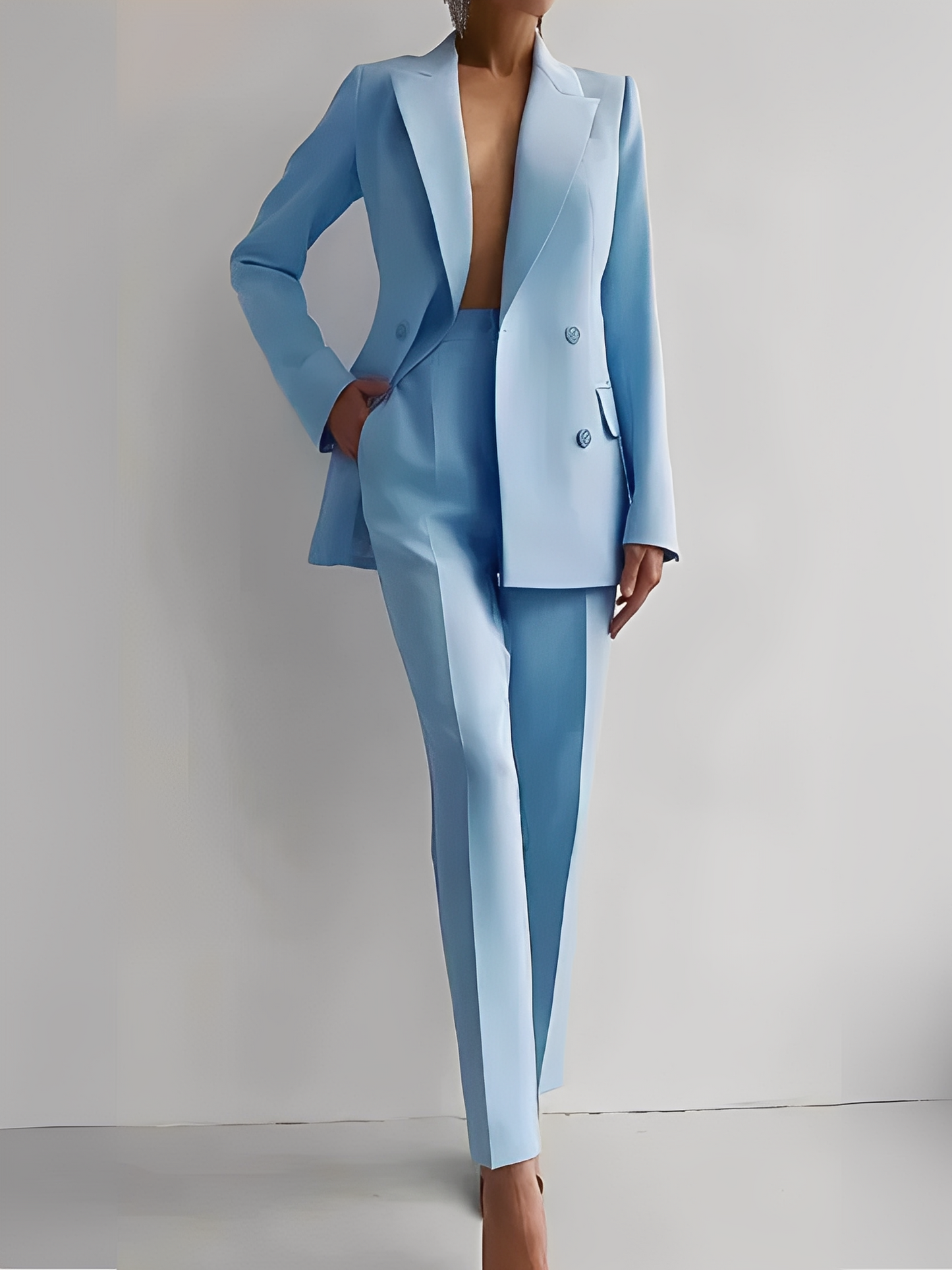 Nydia - Ensemble blazer et pantalon slim-fit pour femmes