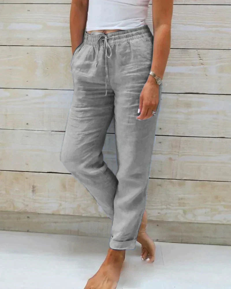 Alea - Pantalon de lin pour femme