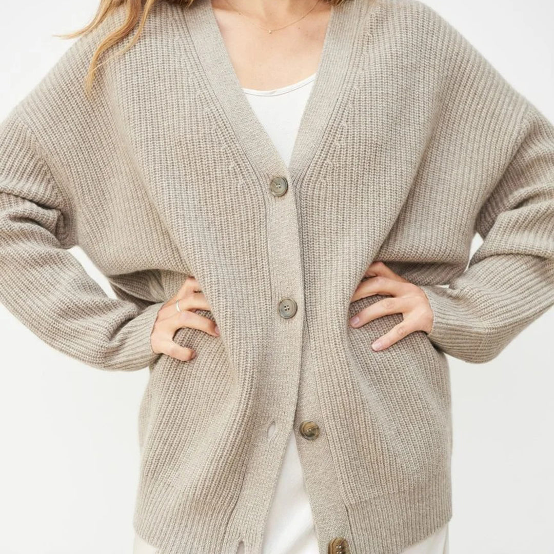 Leah - Cardigan En Cachemire Oversize