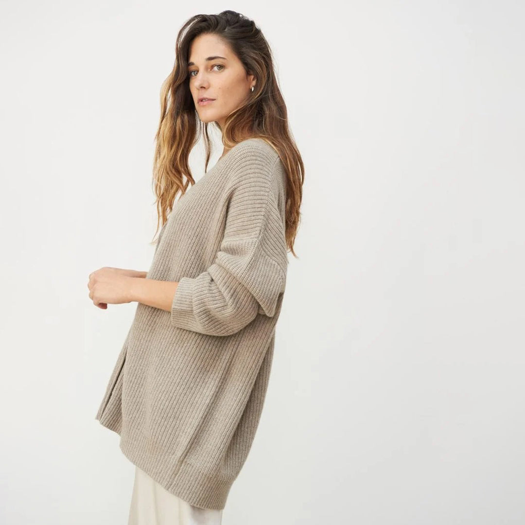 Leah - Cardigan En Cachemire Oversize