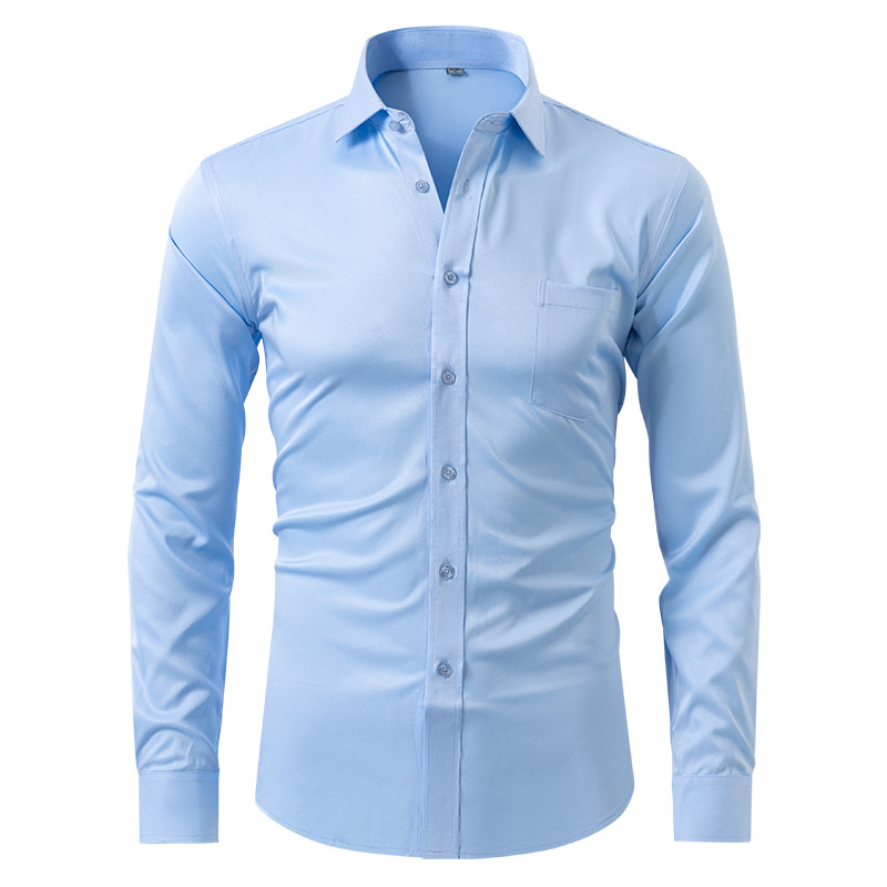 Lars – Chemise moulante à manches longues