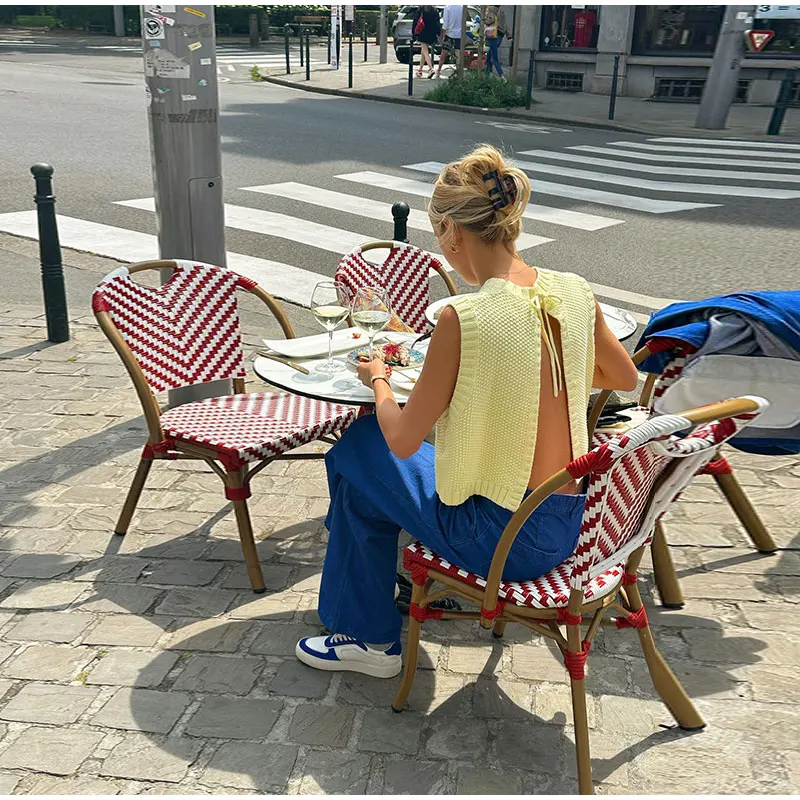 Irene – Haut Tricoté à Dos Ouvert