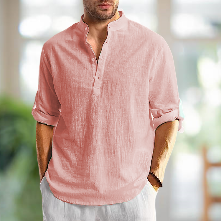 Bryson - Chemise Décontractée en Lin pour Homme