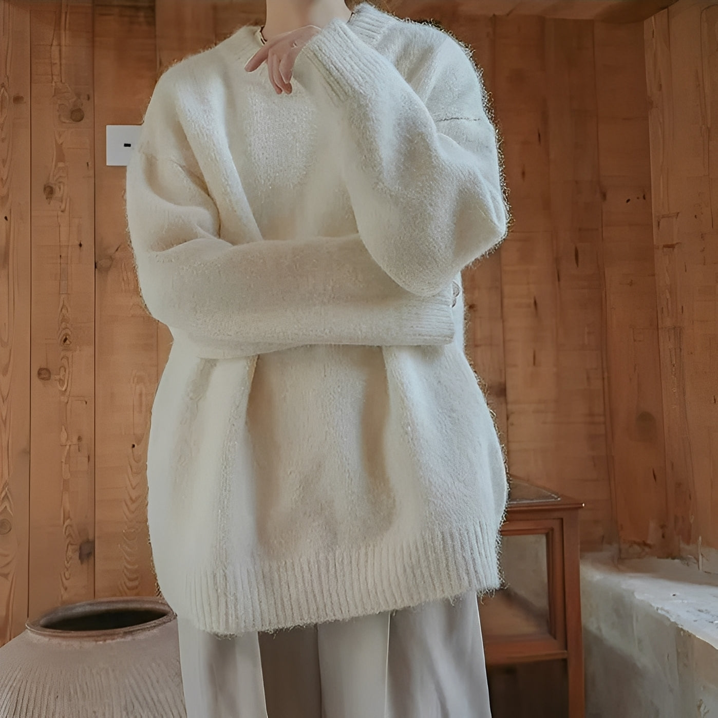 Olyvia - Pull simple et large pour femmes