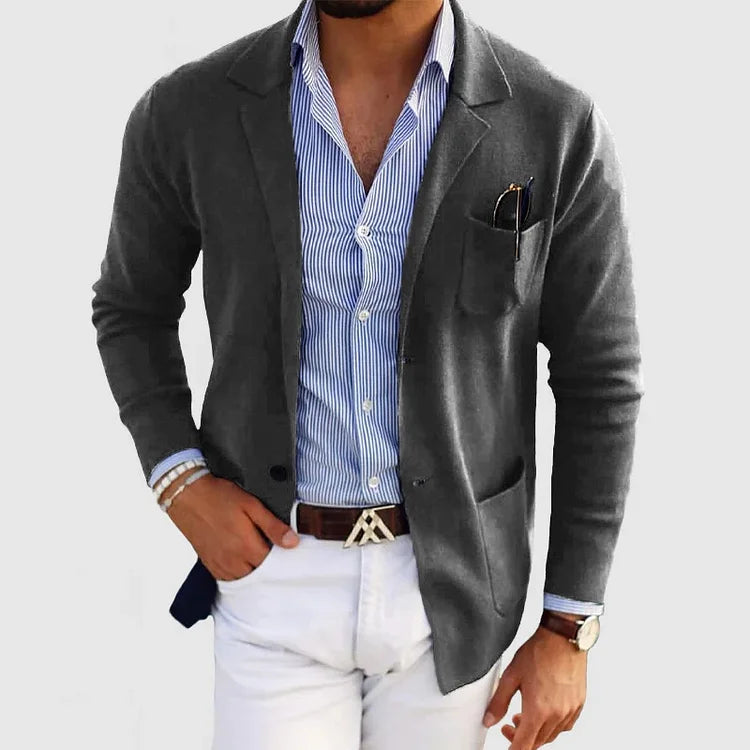 Nico – Veste chic pour homme avec col et boutons