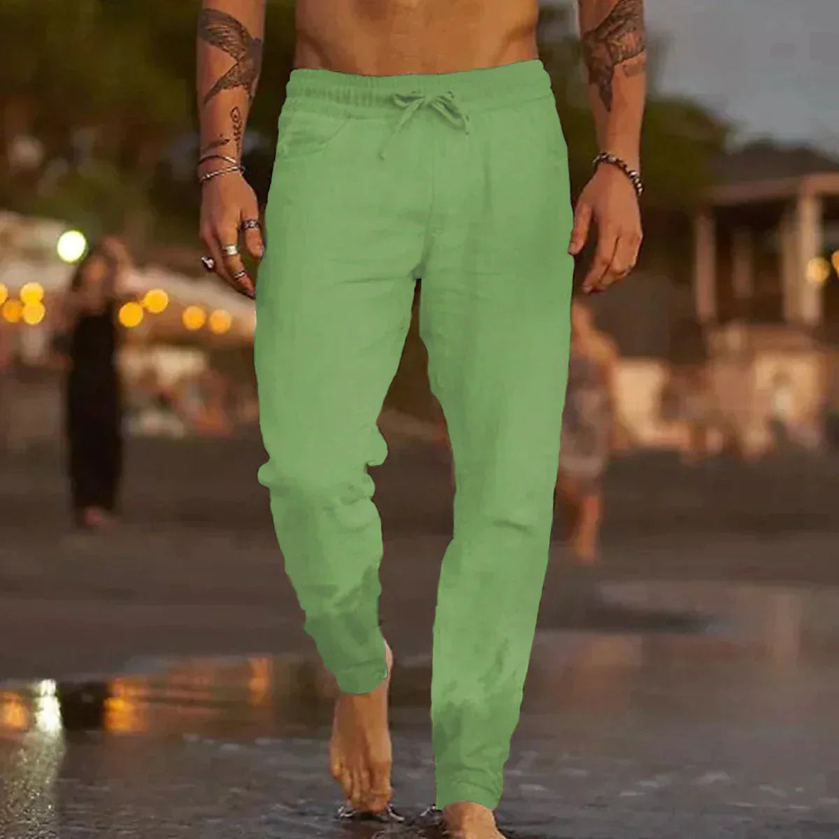 Linford - pantalon lin pour homme