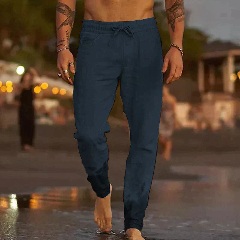 Linford - pantalon lin pour homme