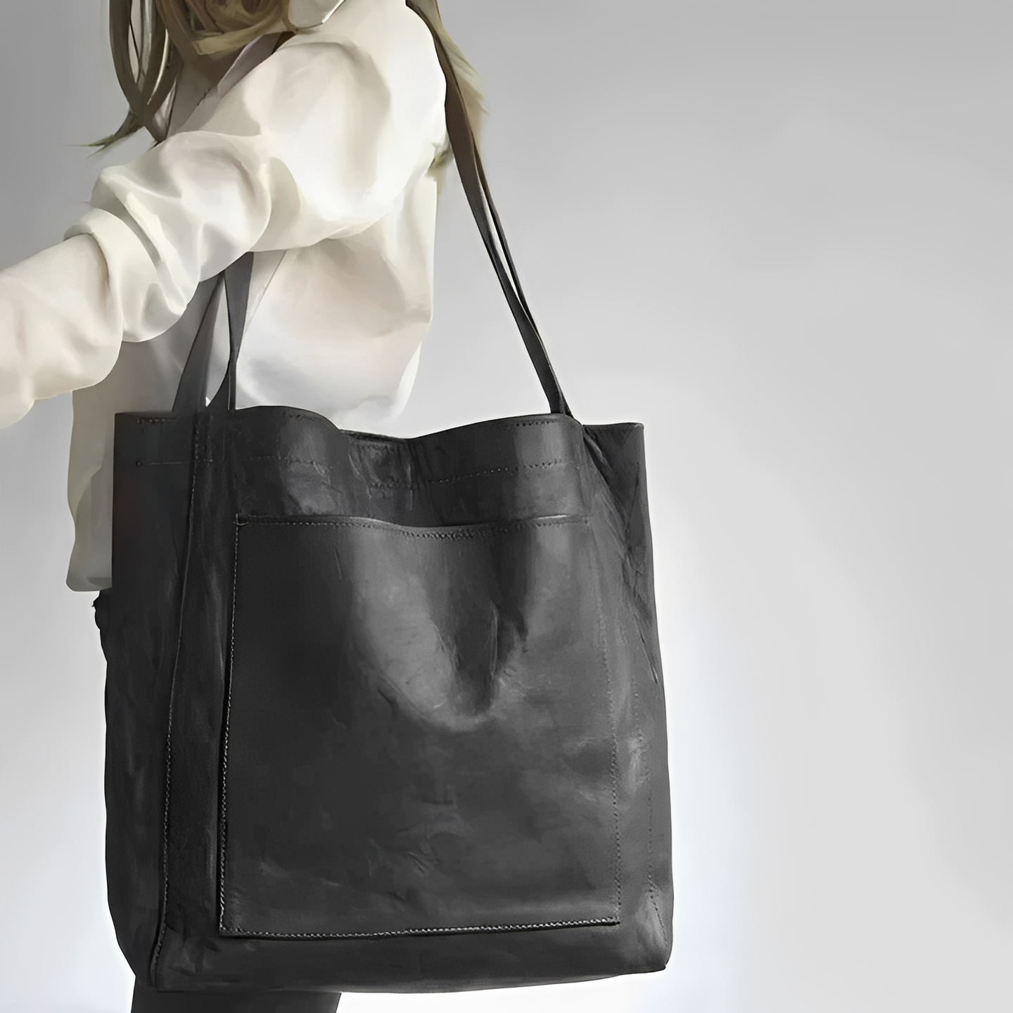Toni – Sac en Cuir Élégant à Doublure Suédée