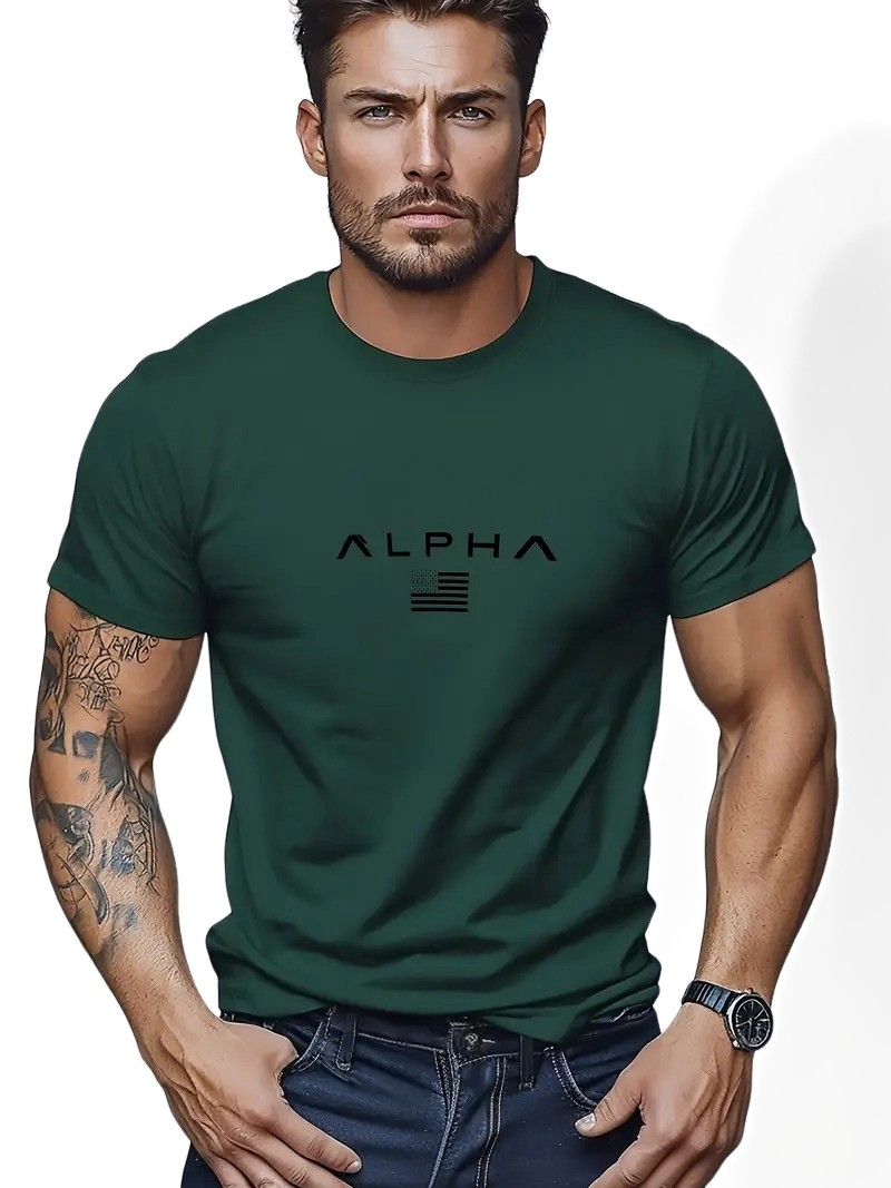 Neal - T-shirt basique à col rond pour hommes