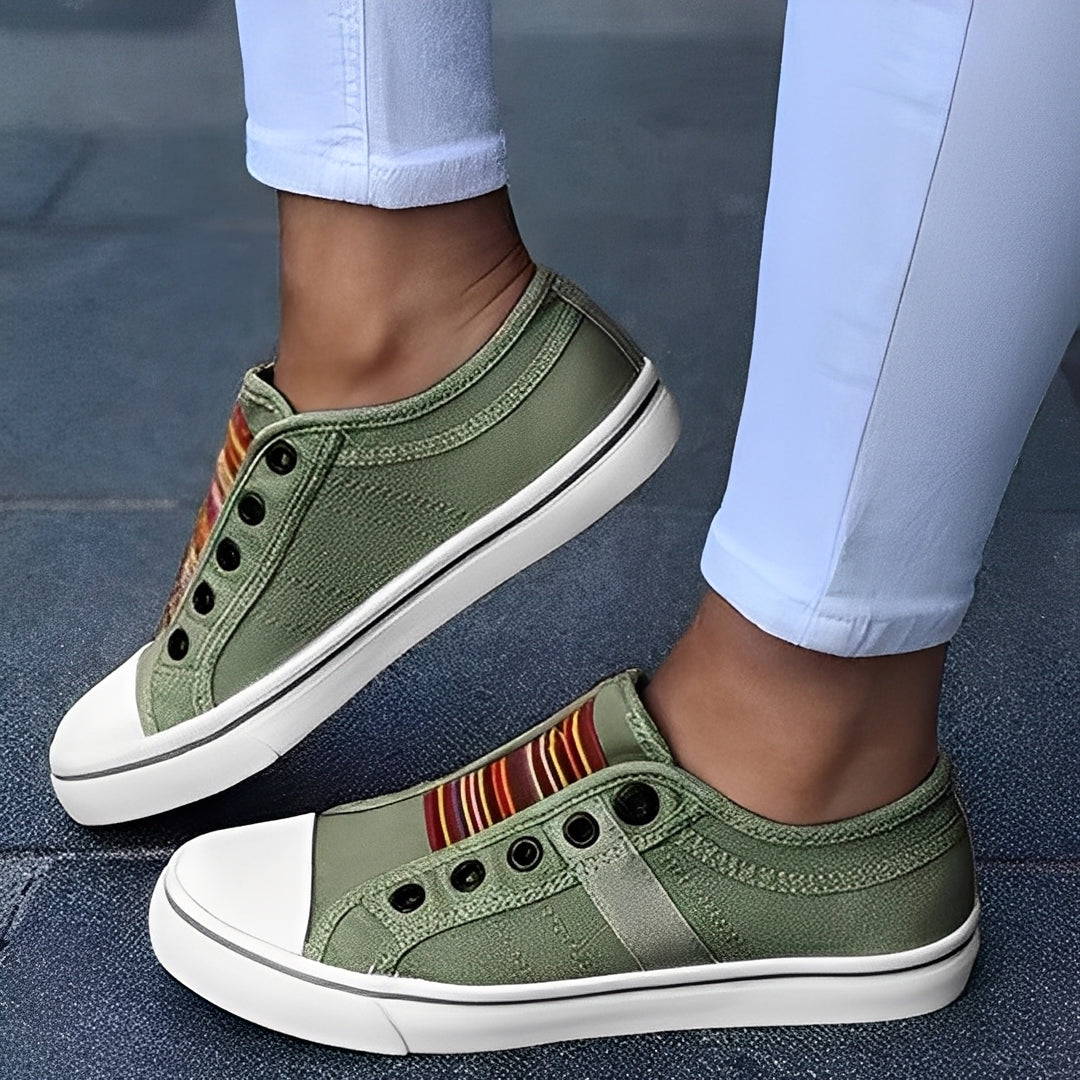 Delphia - Chaussures en toile décontractées pour femmes
