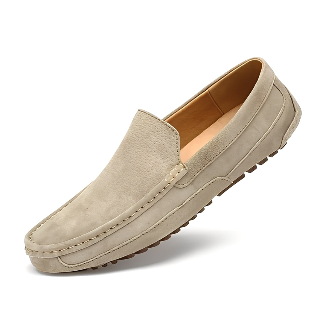 Cameron - Mocassins en daim élégants et décontractés pour hommes