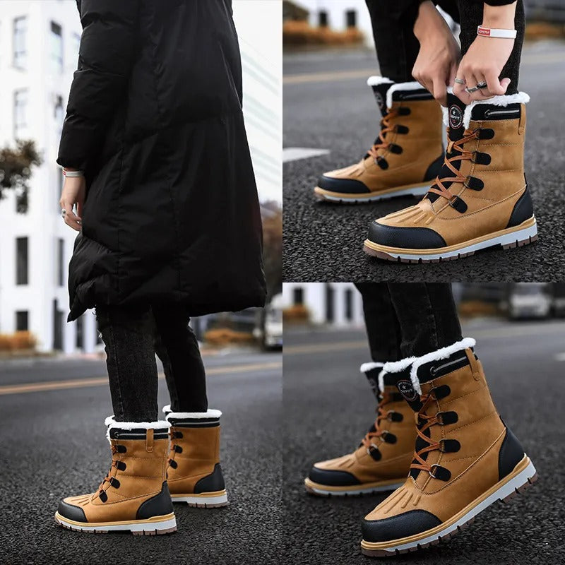 Graysen - Bottes de neige isolées et imperméables pour hommes