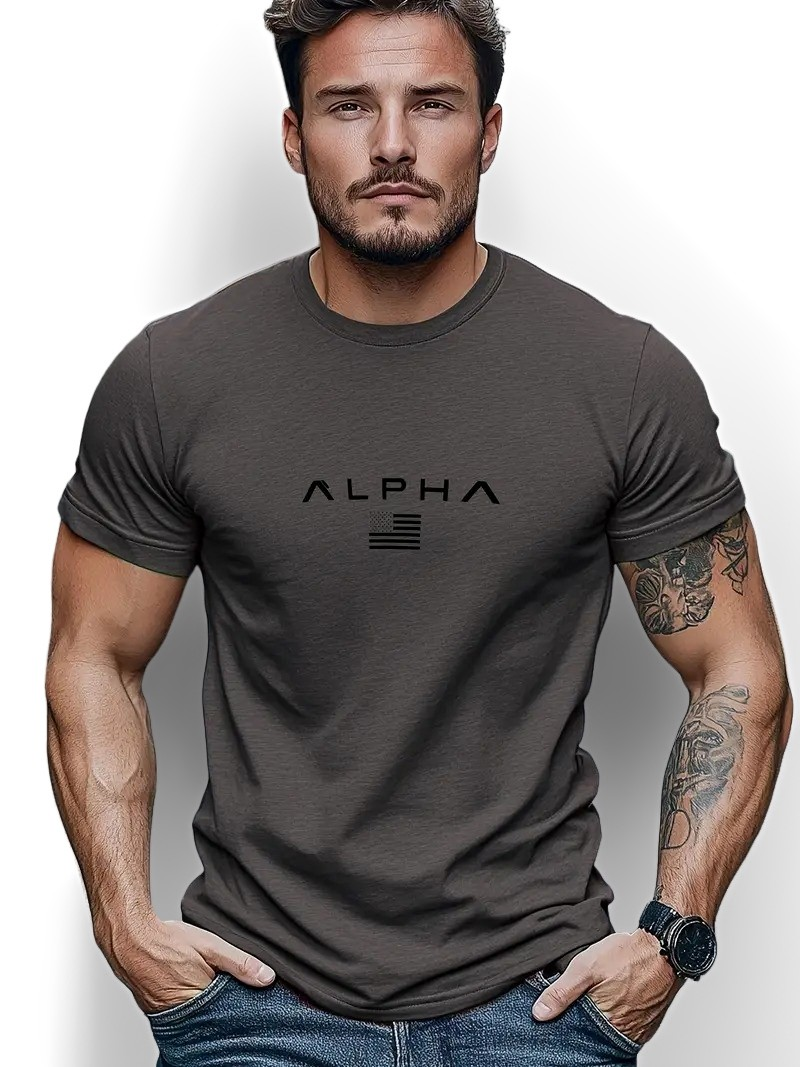 Neal - T-shirt basique à col rond pour hommes
