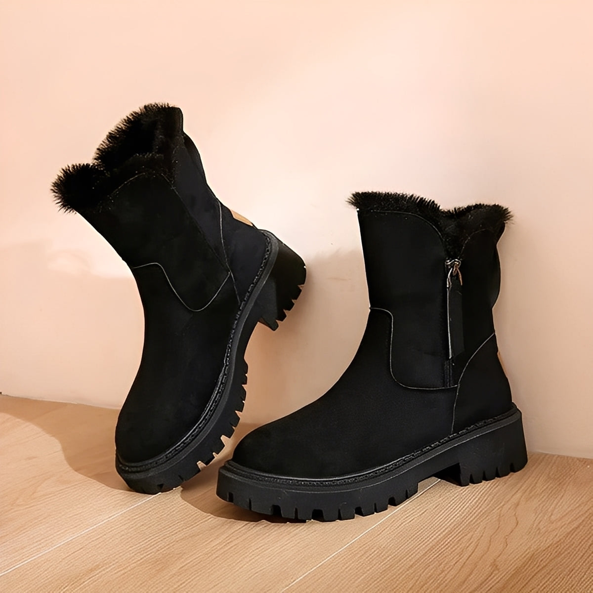 Evelynn - Bottes chaudes multi-usages avec intérieur polaire pour femmes