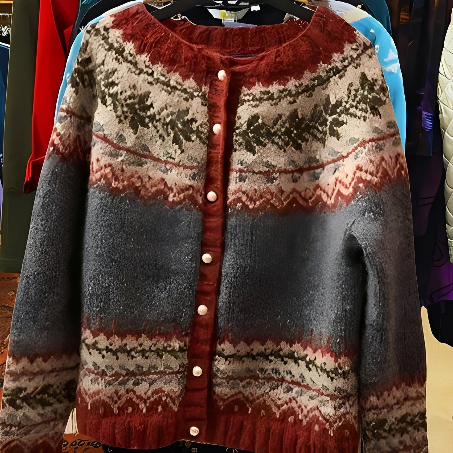 Nicola - Cardigan ethnique raffiné pour femmes