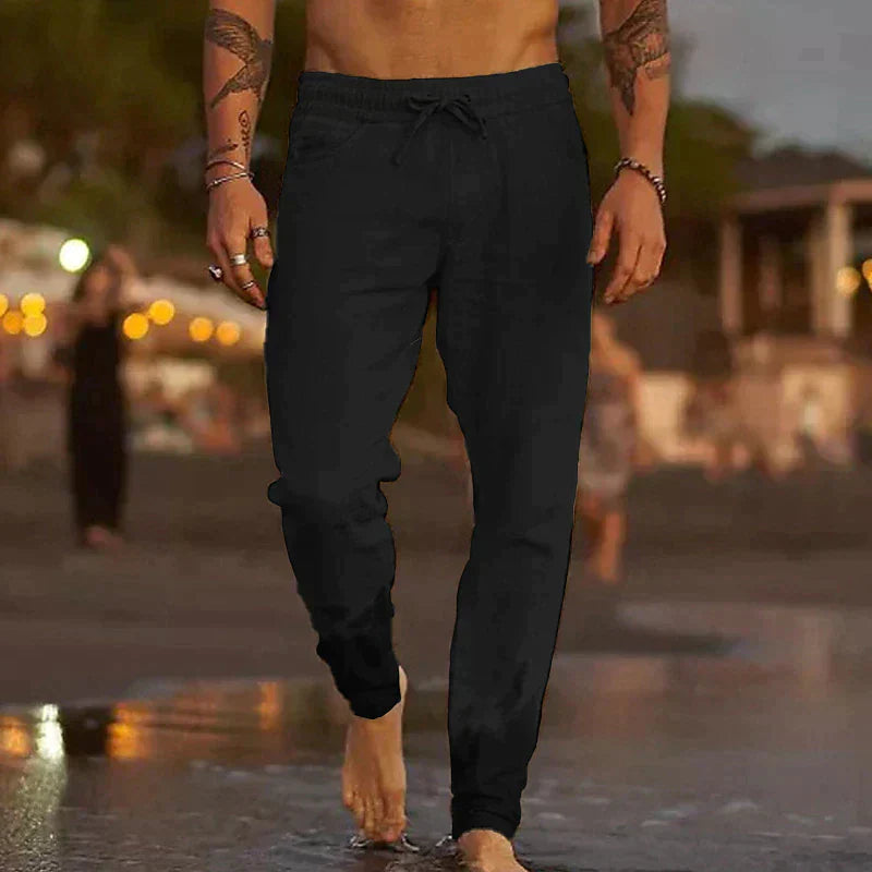 Linford - pantalon lin pour homme