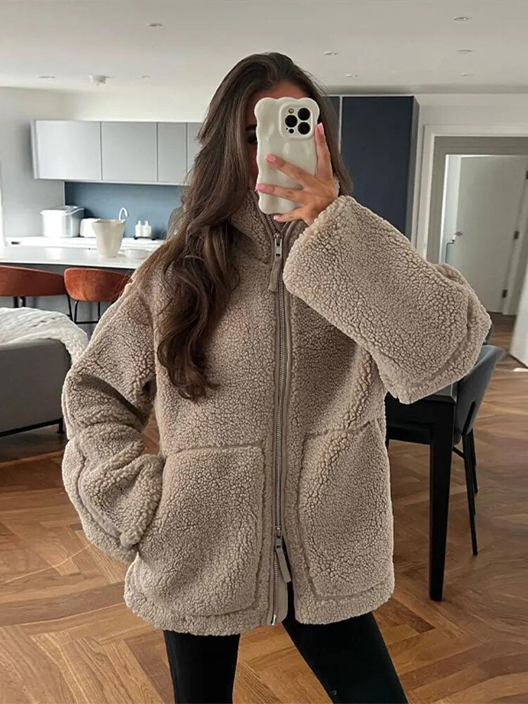 Desireé - Veste en Teddy