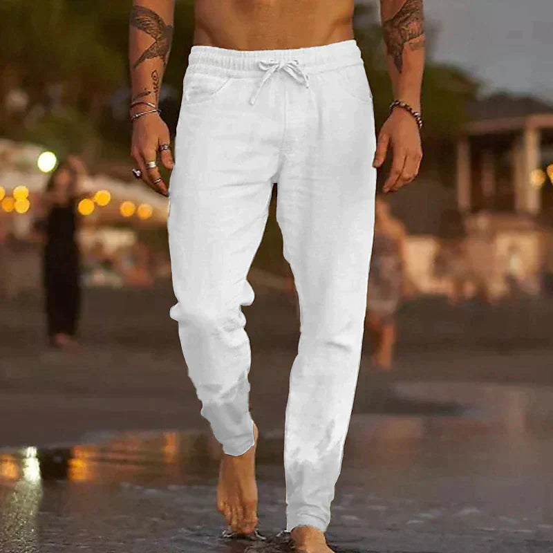 Linford - pantalon lin pour homme
