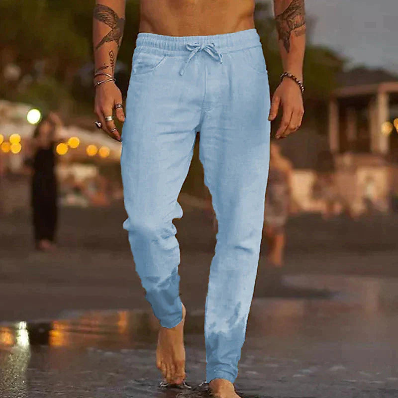 Linford - pantalon lin pour homme