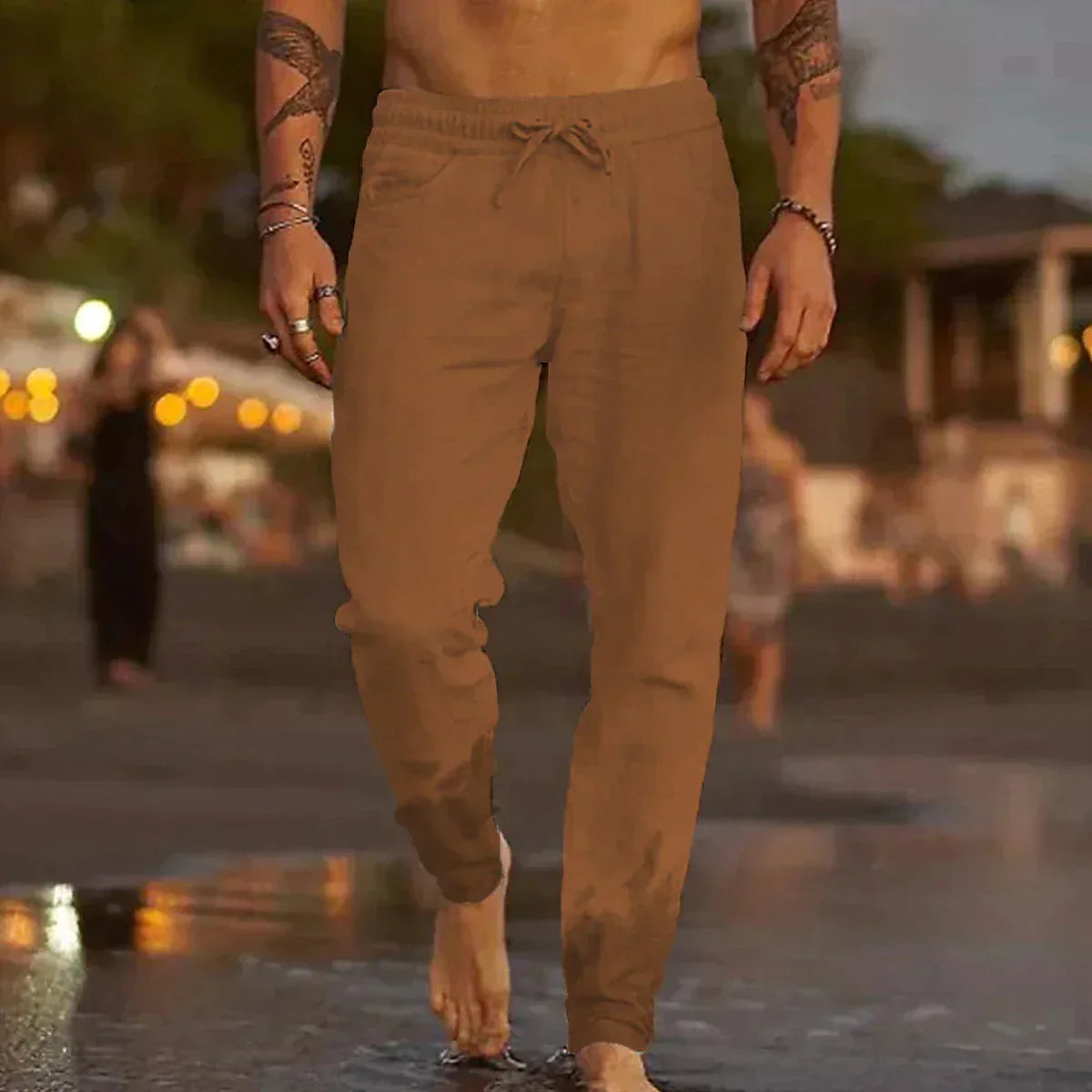 Linford - pantalon lin pour homme