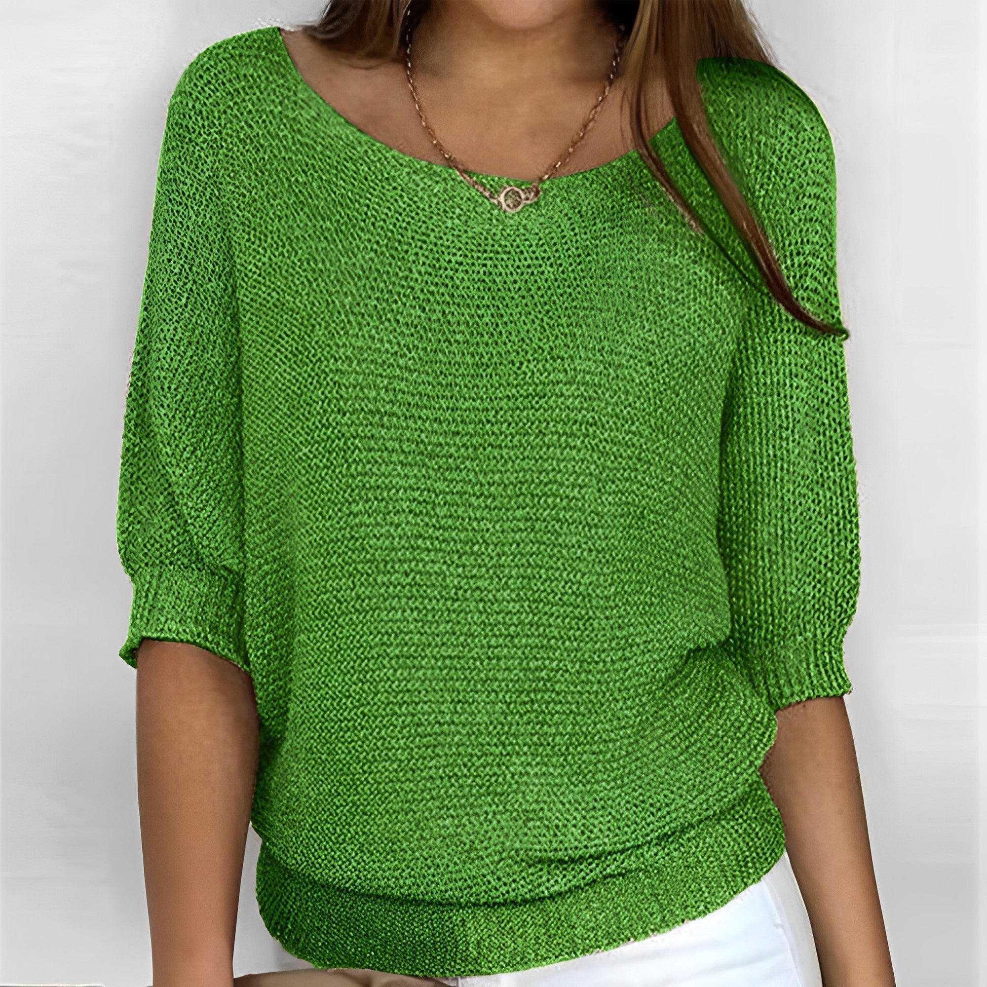 Leonie - Pull stylé à col rond