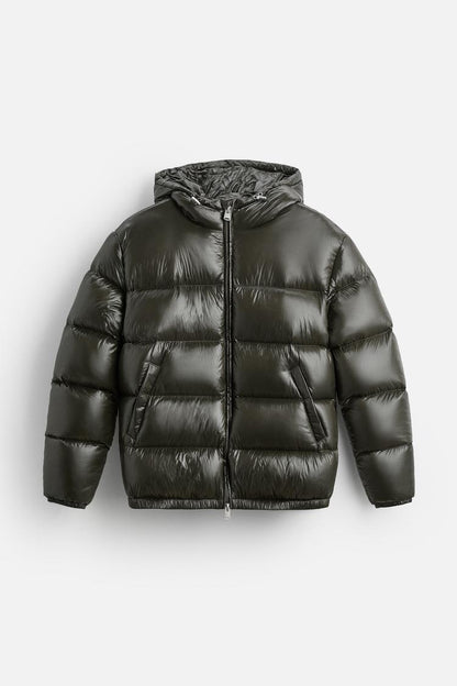 Lorenzo – Manteau Matelassé avec Capuche