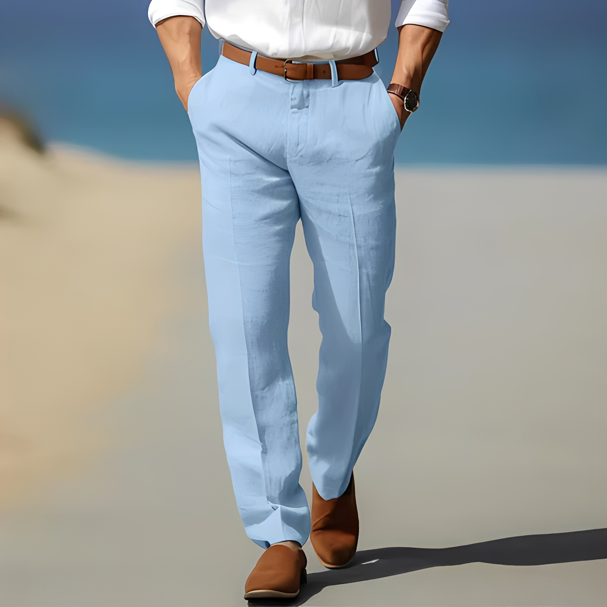 Kyle - Pantalon homme décontracté à la cheville