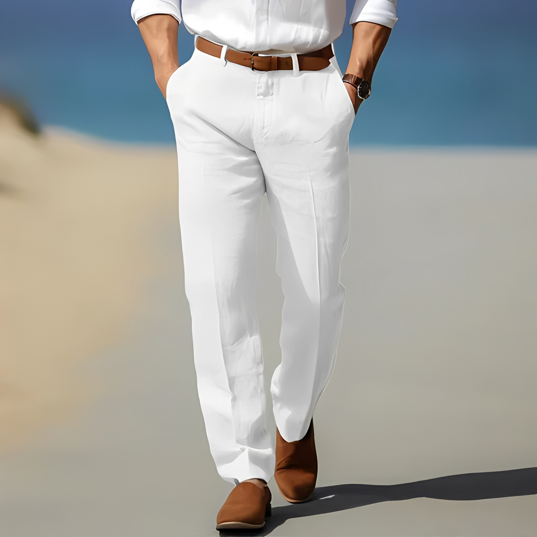 Kyle - Pantalon homme décontracté à la cheville