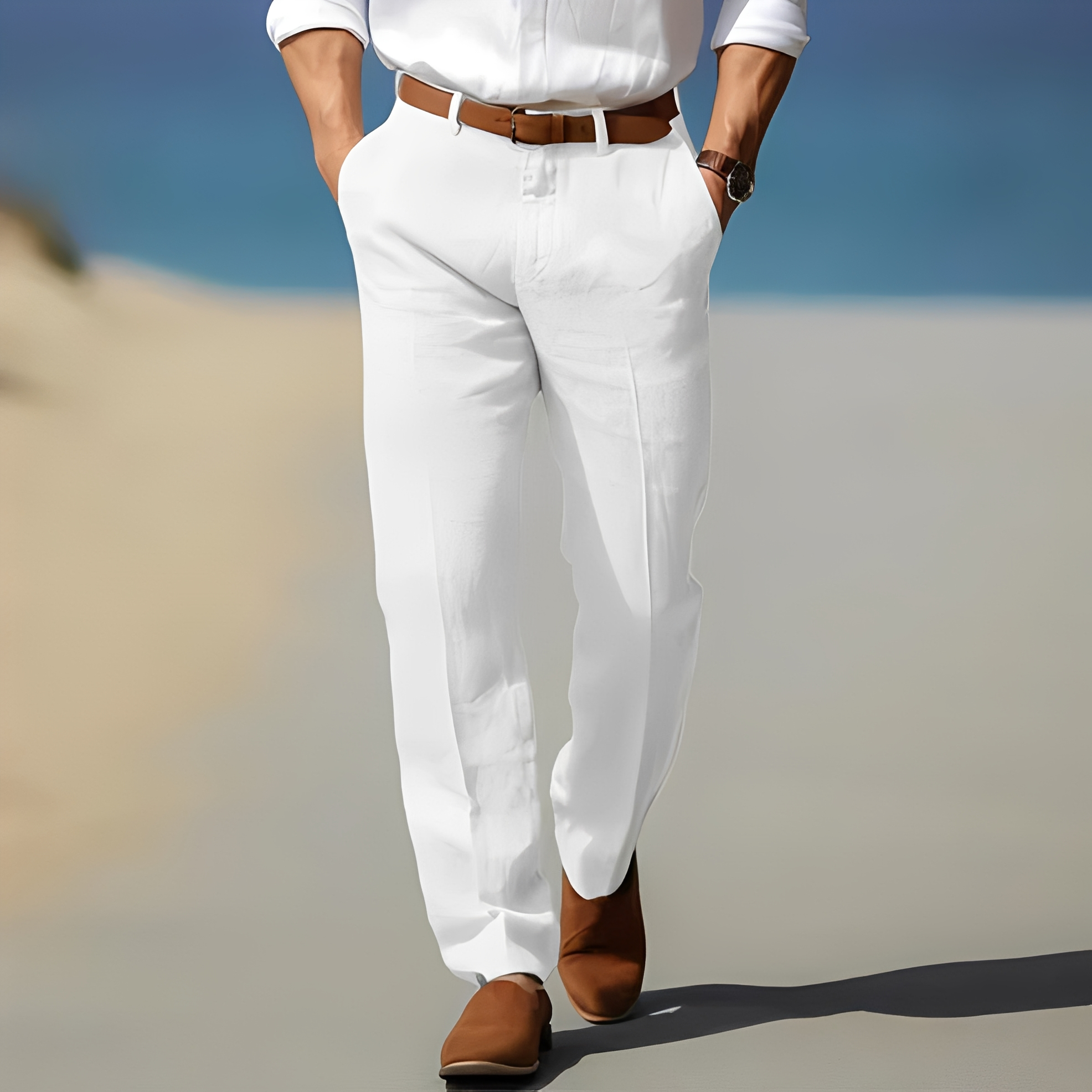 Kyle - Pantalon homme décontracté à la cheville