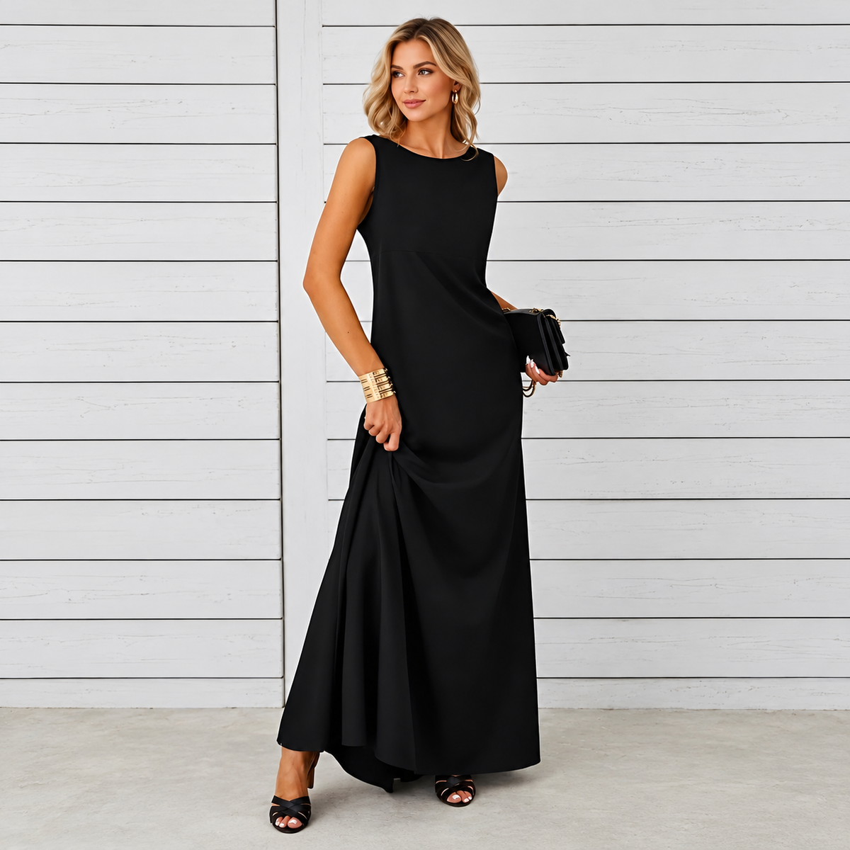 Saranna - Robe Longue Stylée pour Femmes