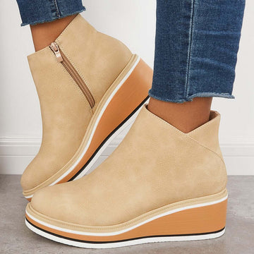 Nikkole - Bottes élégantes à fermeture éclair pour femmes