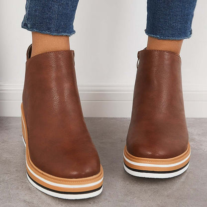 Danielle – Bottes à plateforme tendance