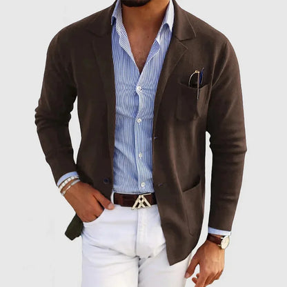 Nico – Veste chic pour homme avec col et boutons