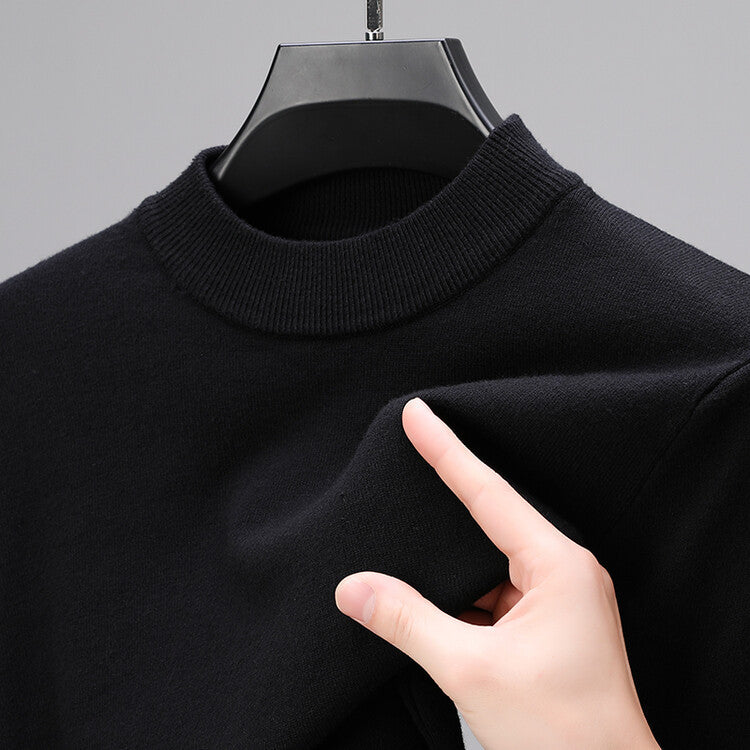 Giorgio - Pull en cachemire pour homme avec ourlet inférieur