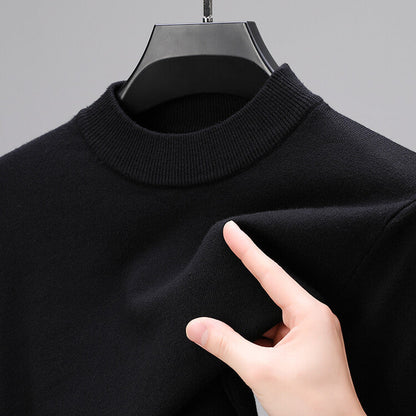 Giorgio - Pull en cachemire pour homme avec ourlet inférieur
