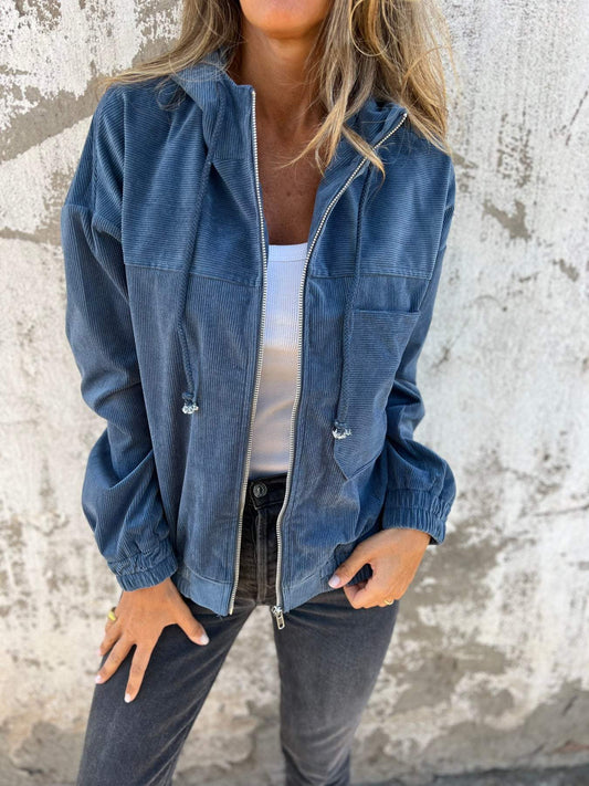 Ariellee – Veste Décontractée avec Capuche et Zip