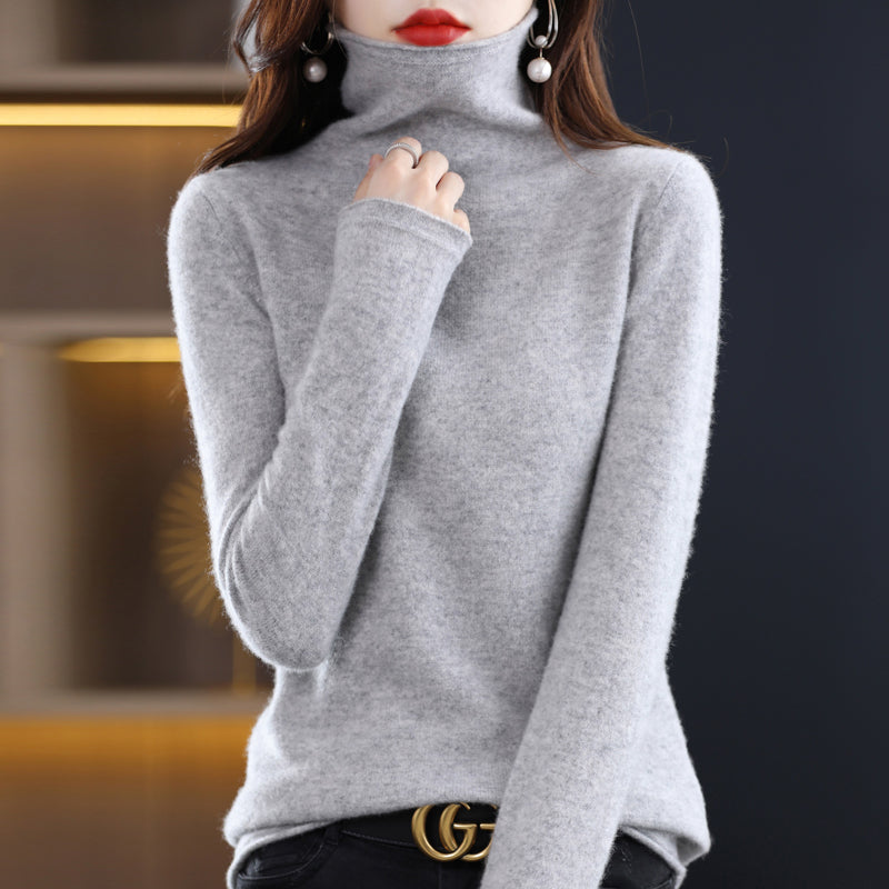 Akainu - Pull Col Roulé en Pure Laine